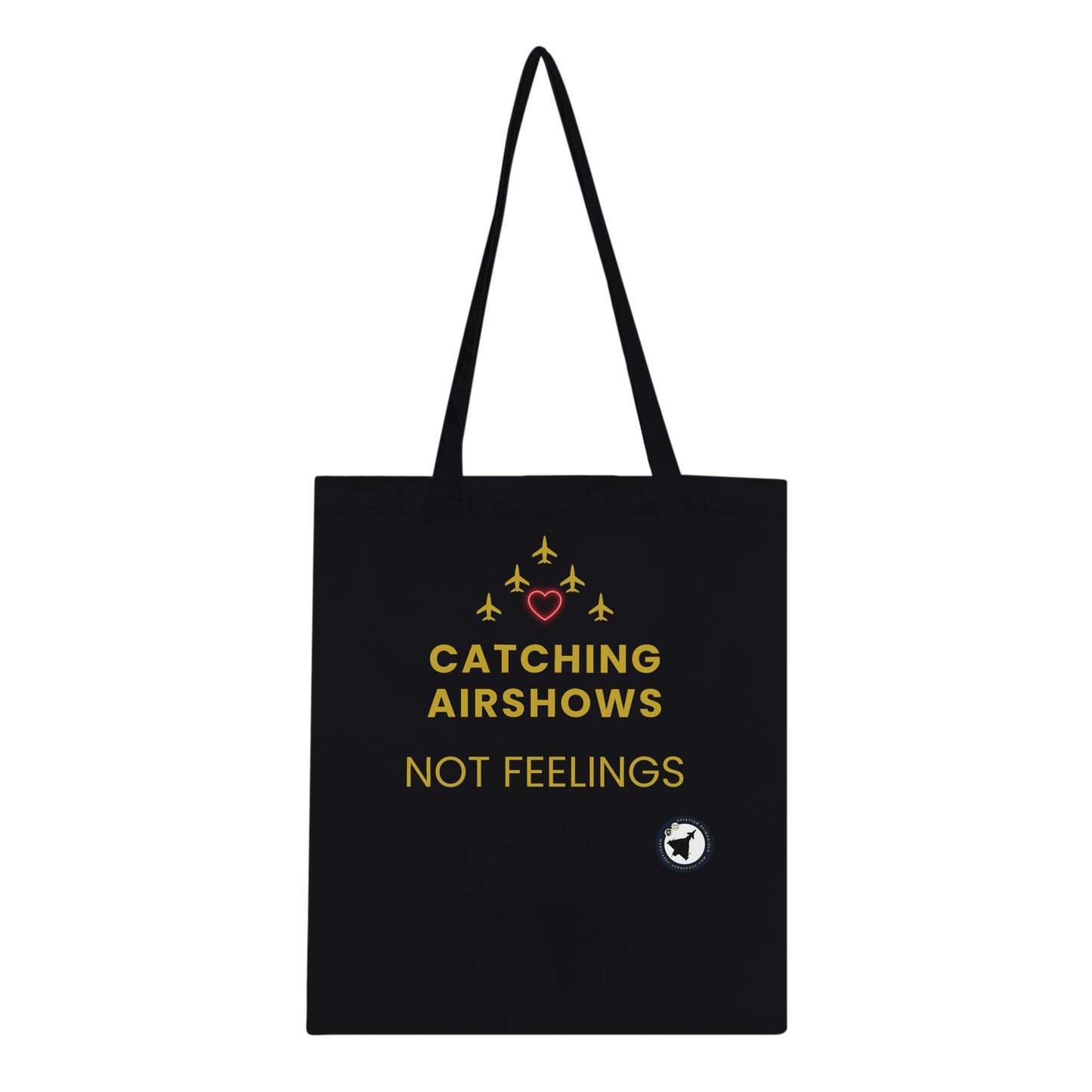 Premium Quality Tote Bag for Aviation Enthusiasts – Dark Version