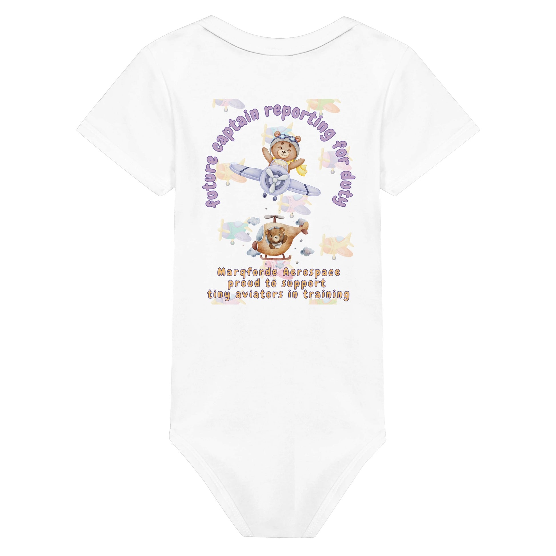 Soft Cotton Junior Jetsetter Bodysuit – Perfect for Baby Girls