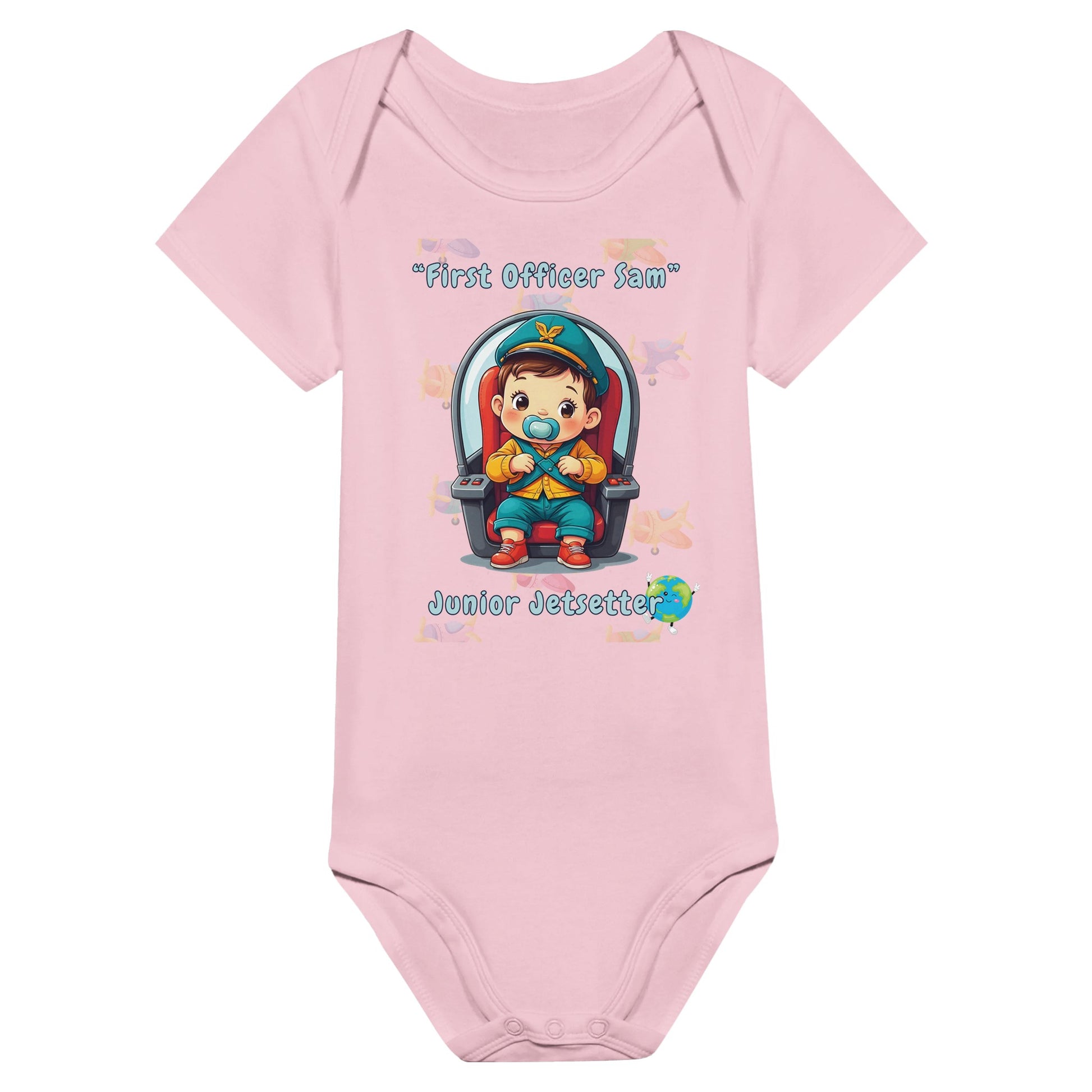Soft & Cozy Aviation Baby Outfit – Junior Jetsetter Design