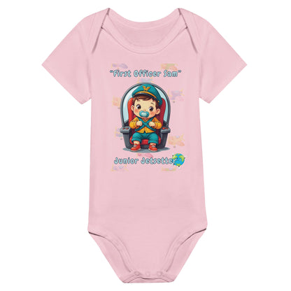 Soft & Cozy Aviation Baby Outfit – Junior Jetsetter Design