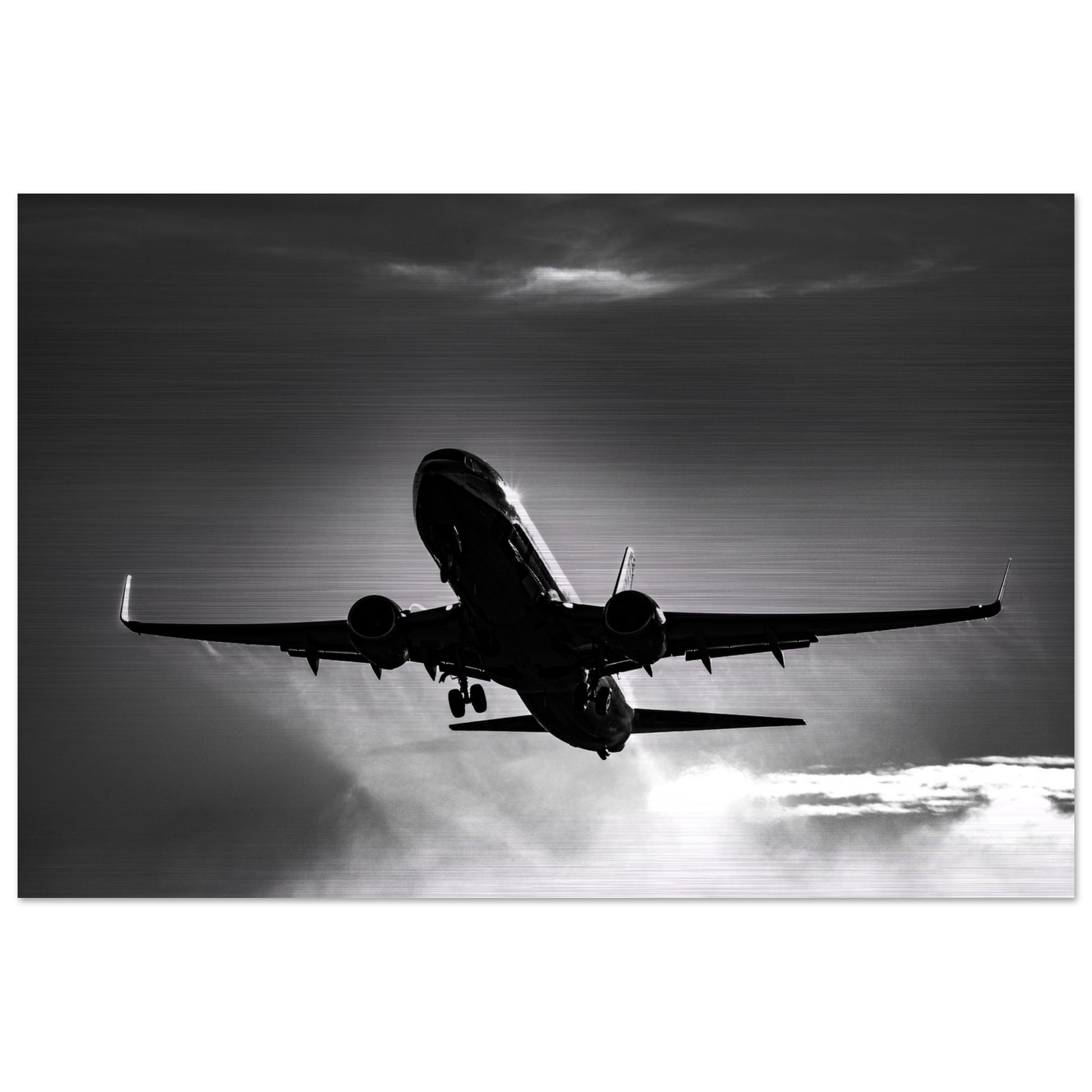 Aviation Enthusiast Wall Decor – Jet2 Boeing 737 in Foggy Departure