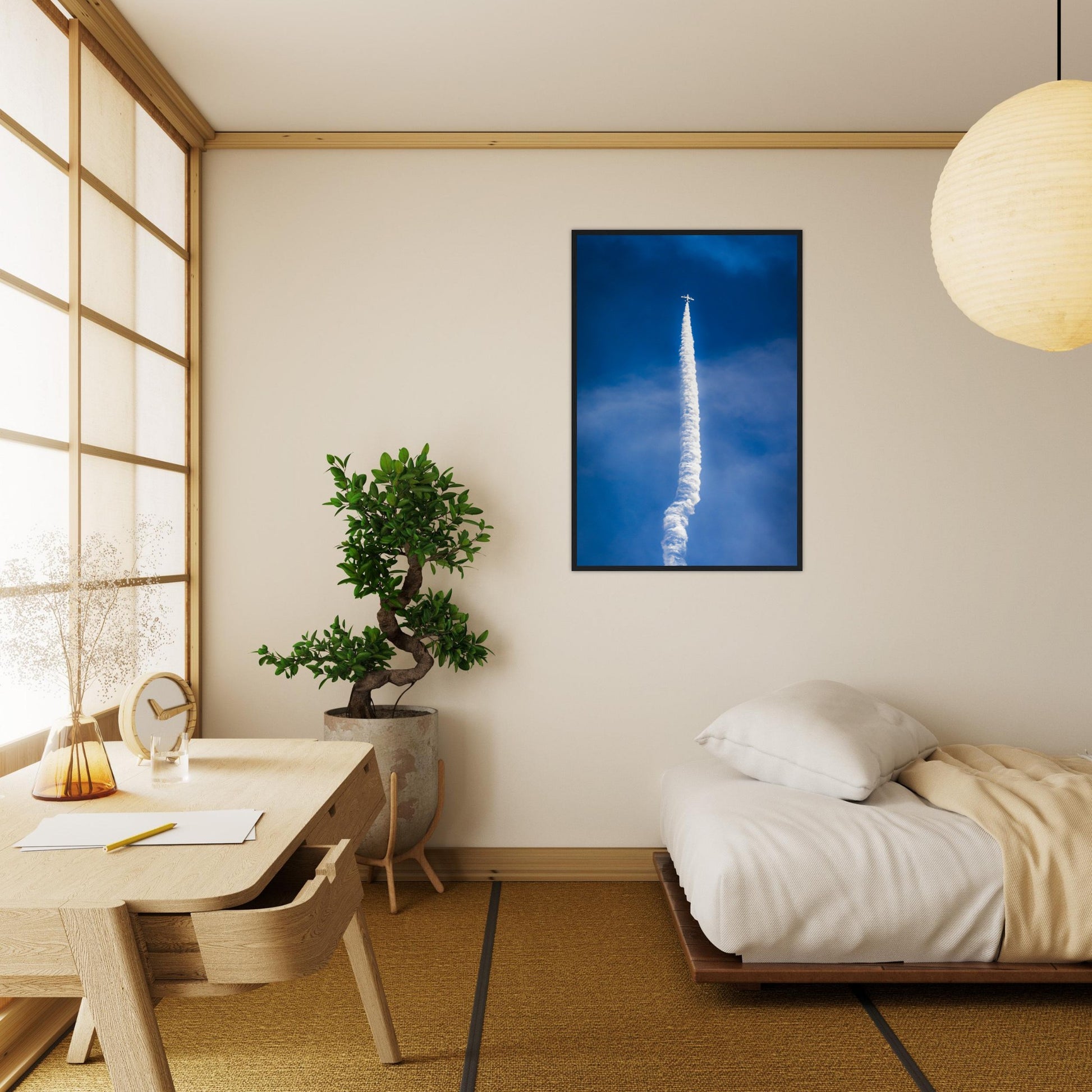 Limited Edition Frecce Tricolori Solo Ascent Framed Poster – Collector’s Piece