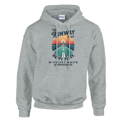 Aviation-Themed T-Shirt – The Runway Is My Happy Place Design