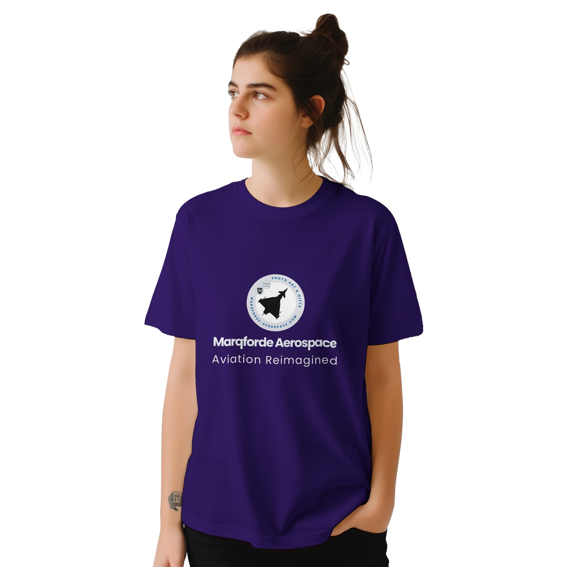 High-Quality Cotton T-Shirt – Official Marqforde Aerospace Collection