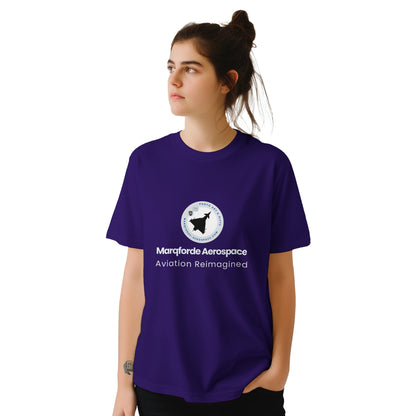 High-Quality Cotton T-Shirt – Official Marqforde Aerospace Collection