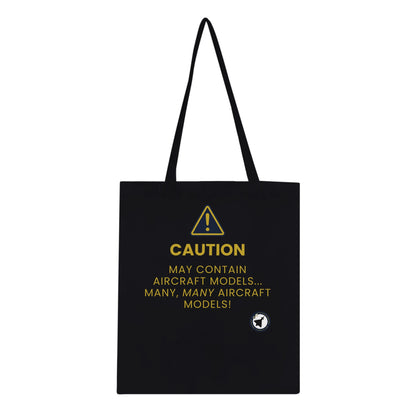 May Contain Aircraft Models Tote Bag – Comfortable & Durable Carry Bag