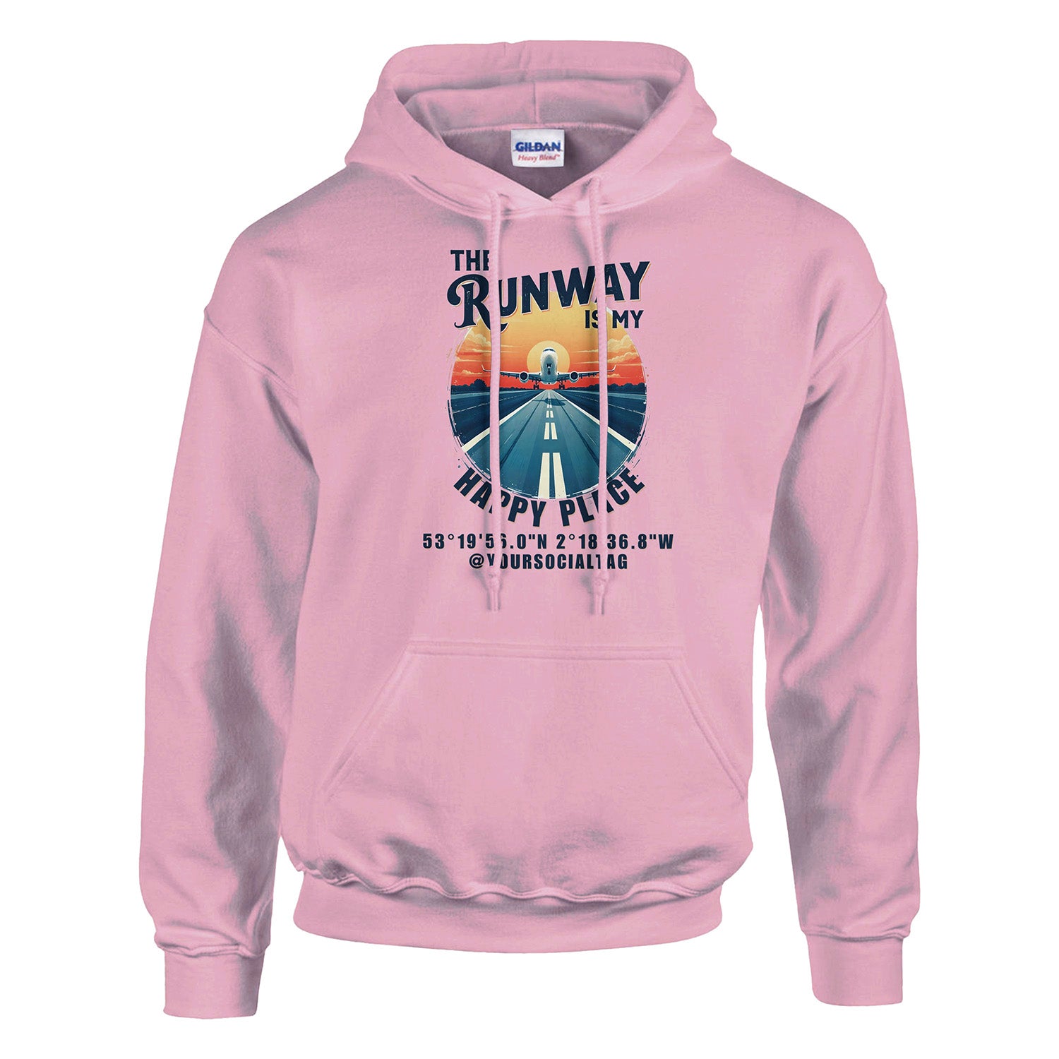 Stylish The Runway Is My Happy Place Tee – Great for Aviation Enthusiasts