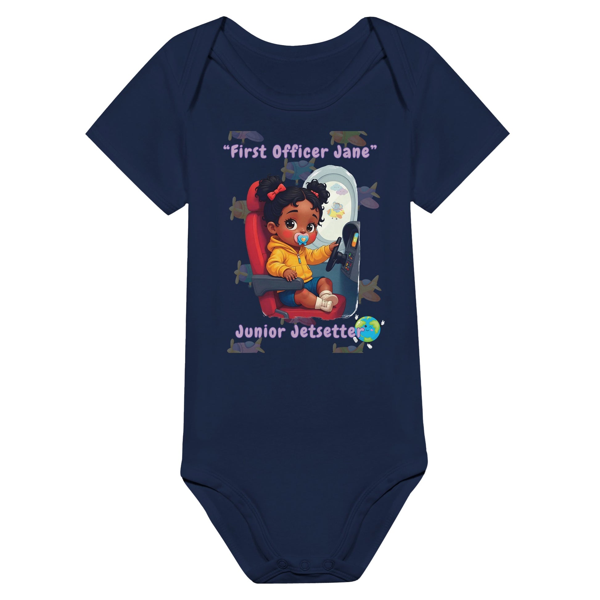Premium Quality Junior Jetsetter Bodysuit – Perfect for Baby Girls
