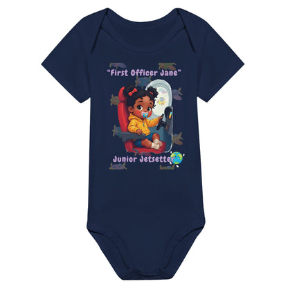 Premium Quality Junior Jetsetter Bodysuit – Perfect for Baby Girls