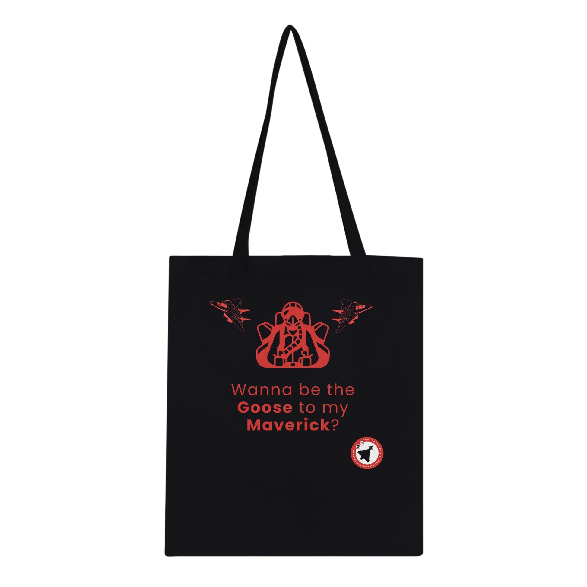Unisex Goose To My Maverick Tote Bag – Perfect for Top Gun Fans