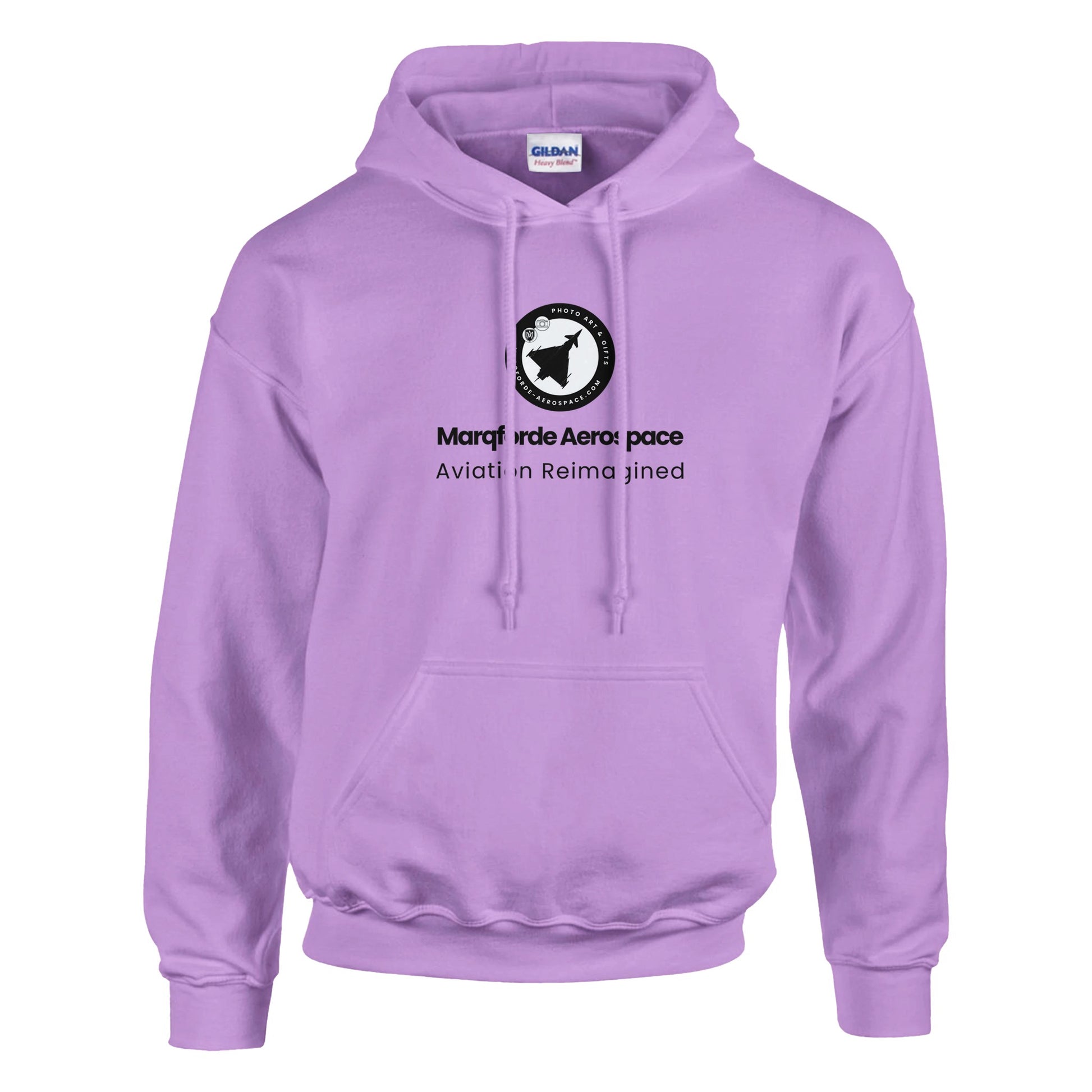 Unisex Aviation-Themed Hoodie – Official Marqforde Aerospace Print