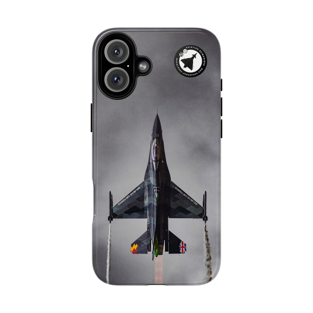 Belgian Air Force F-16 Dream Viper at RIAT aviation photo iPhone tough phone case – view 2