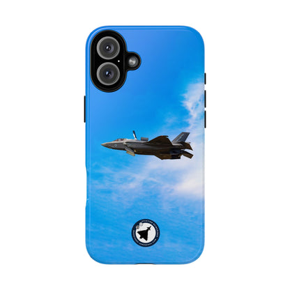RAF F-35B Lightning hovering at RIAT aviation photo iPhone tough phone case – view 2