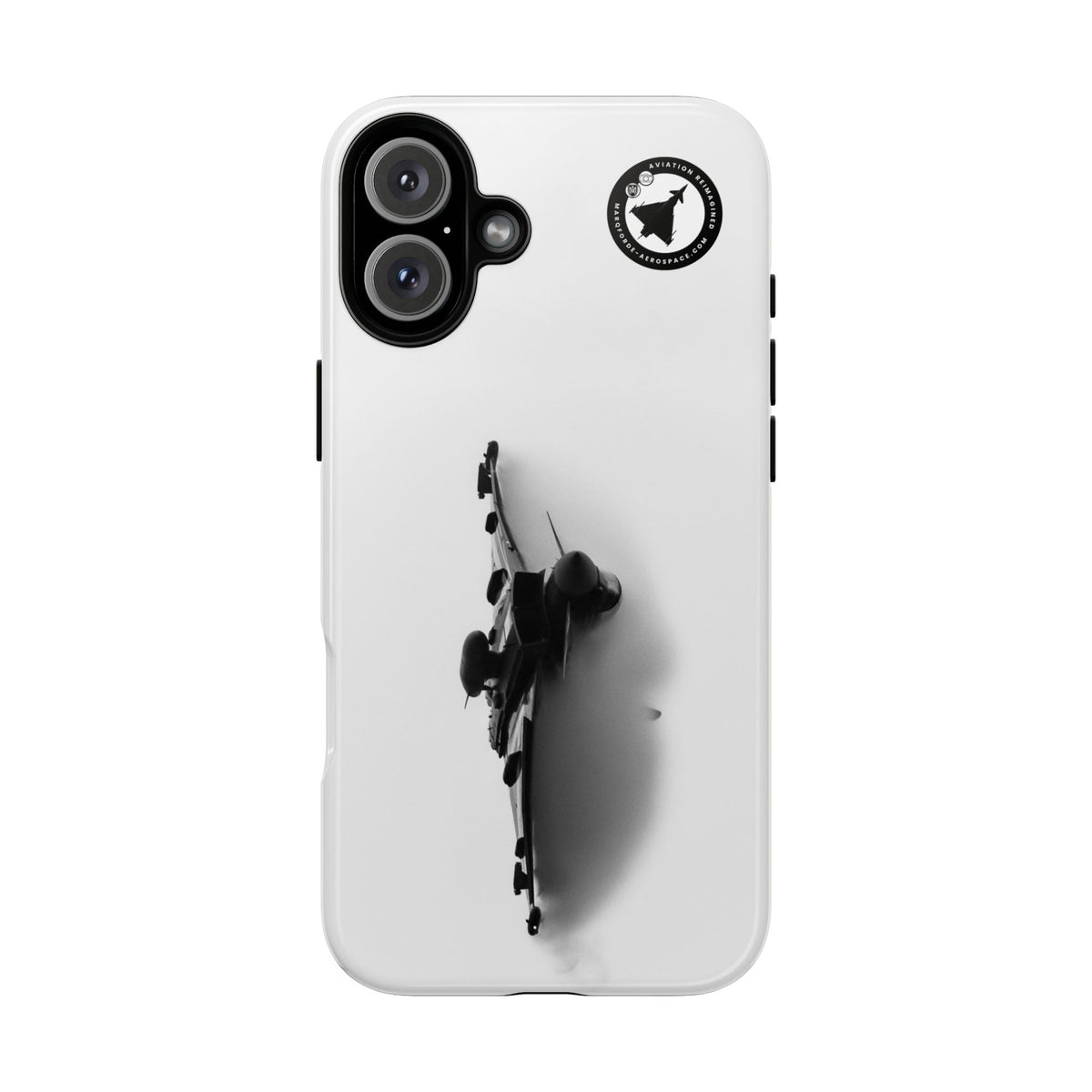 RAF Typhoon Display Team Blackjack jet at RIAT aviation photo iPhone tough phone case – view 2