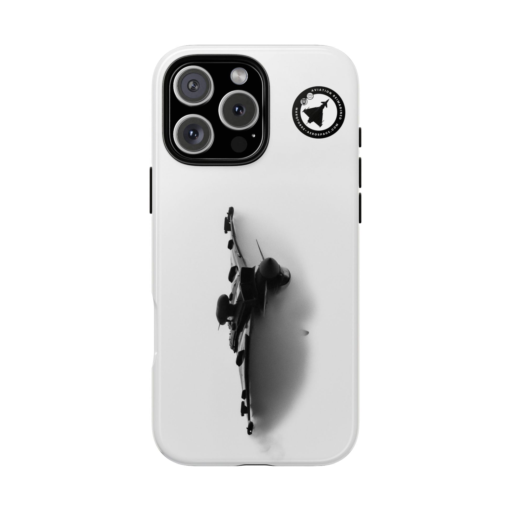 RAF Typhoon Display Team Blackjack jet at RIAT aviation photo iPhone tough phone case – view 3