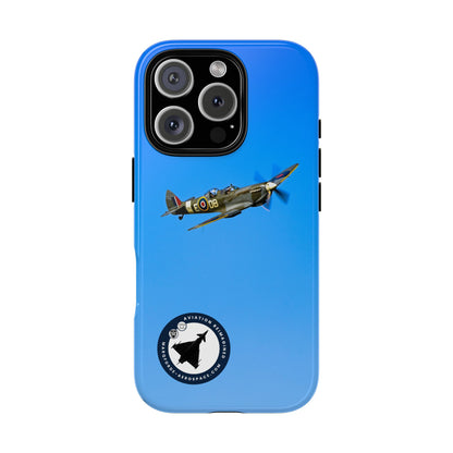 Aero Legends Spitfire DB-E NH341 aviation photo iPhone tough phone case – view 6