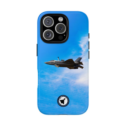 RAF F-35B Lightning hovering at RIAT aviation photo iPhone tough phone case – view 4