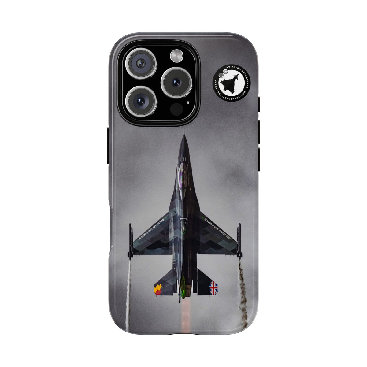 Belgian Air Force F-16 Dream Viper at RIAT aviation photo iPhone tough phone case – view 4
