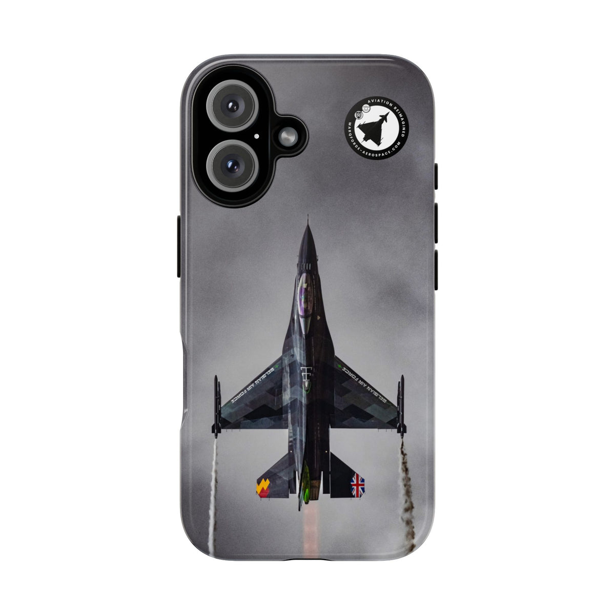 Belgian Air Force F-16 Dream Viper at RIAT aviation photo iPhone tough phone case – view 5