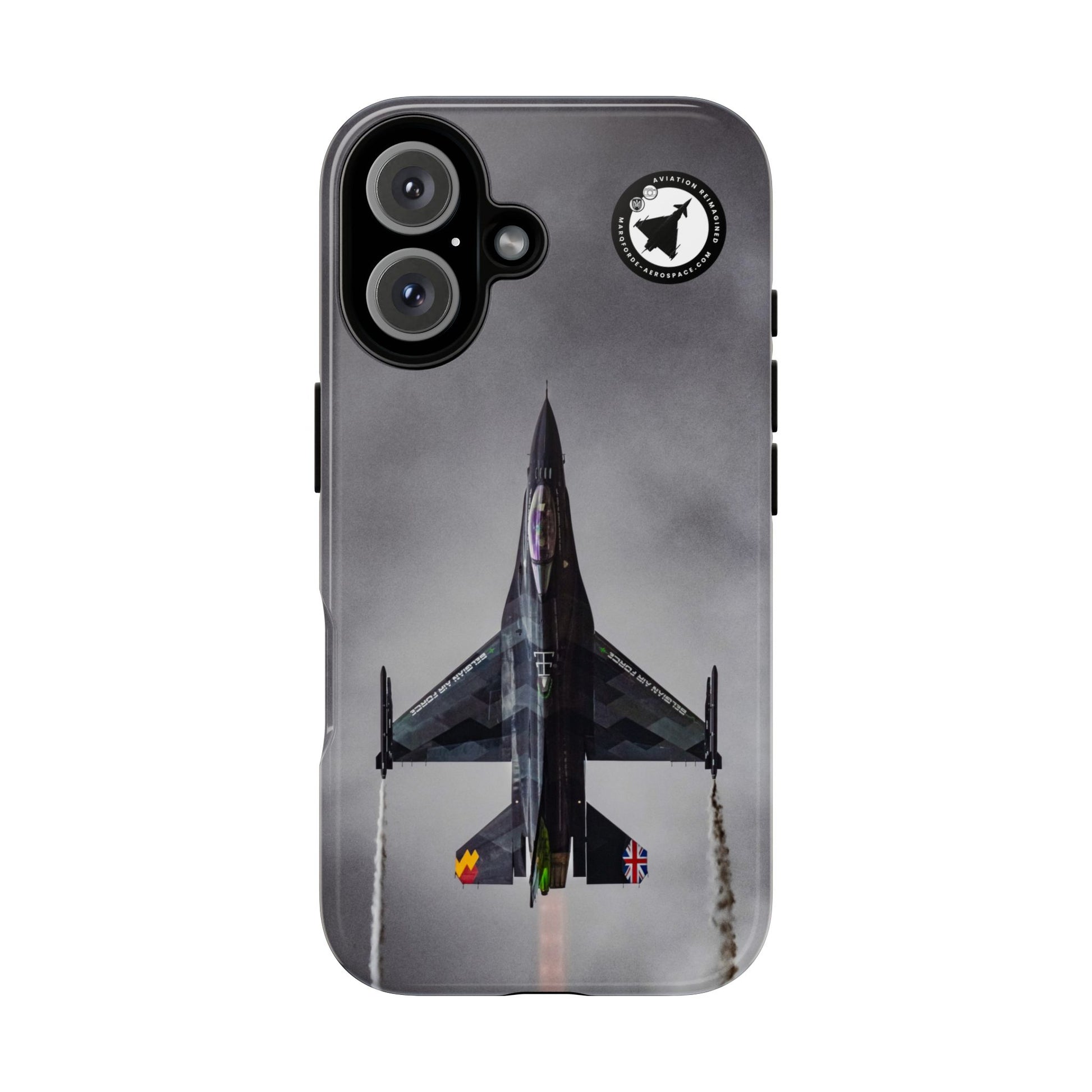 Belgian Air Force F-16 Dream Viper at RIAT aviation photo iPhone tough phone case – view 5