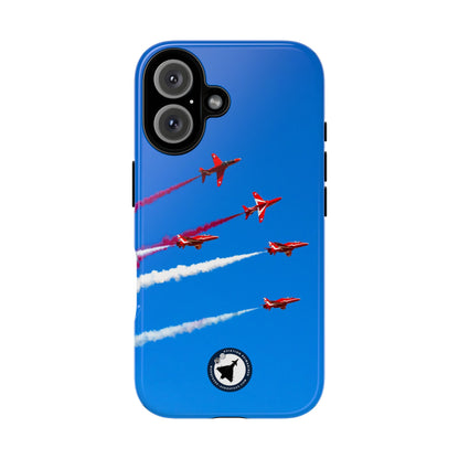 Red Arrows Hawk jets display aviation photo iPhone tough phone case – view 5
