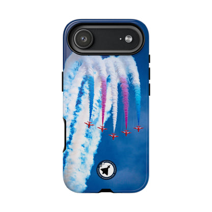 Red Arrows Apollo formation loop aviation photo iPhone tough phone case – view 6