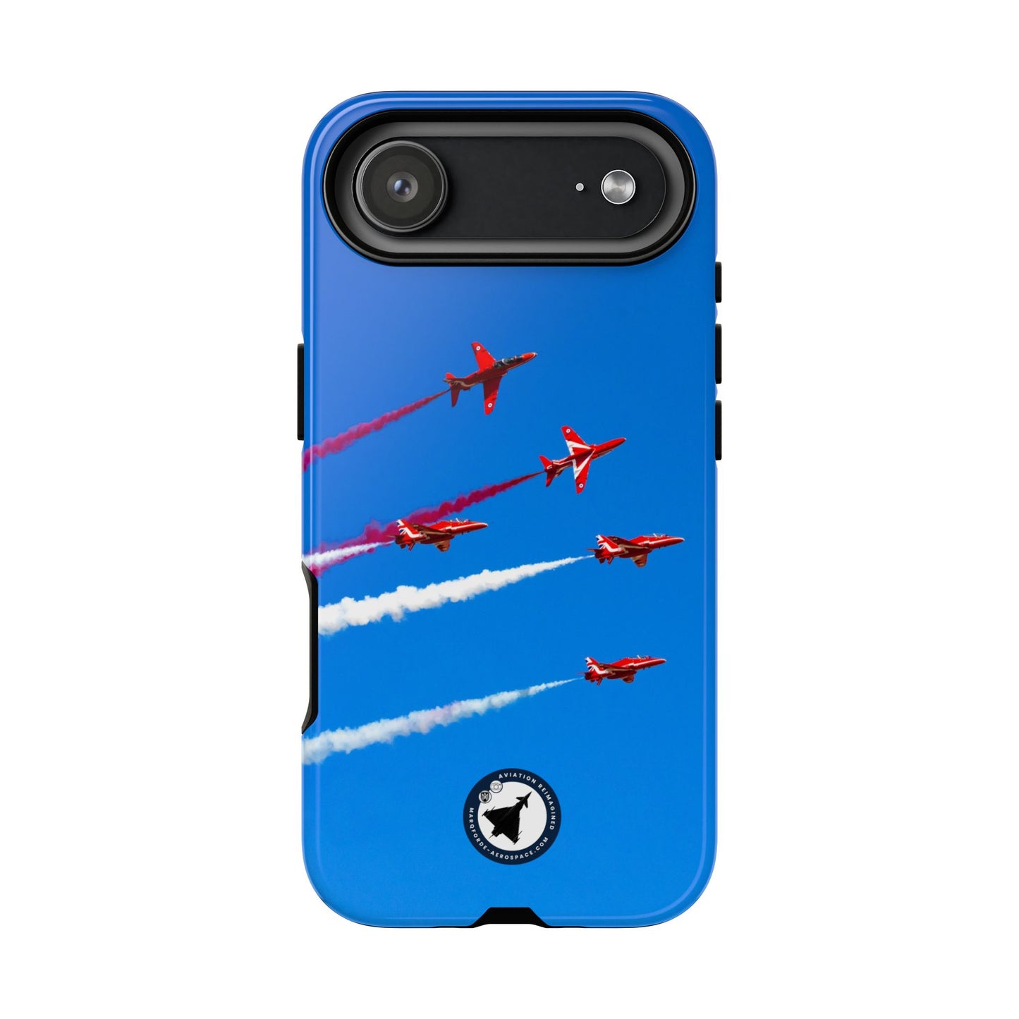 Red Arrows Hawk jets display aviation photo iPhone tough phone case – view 6