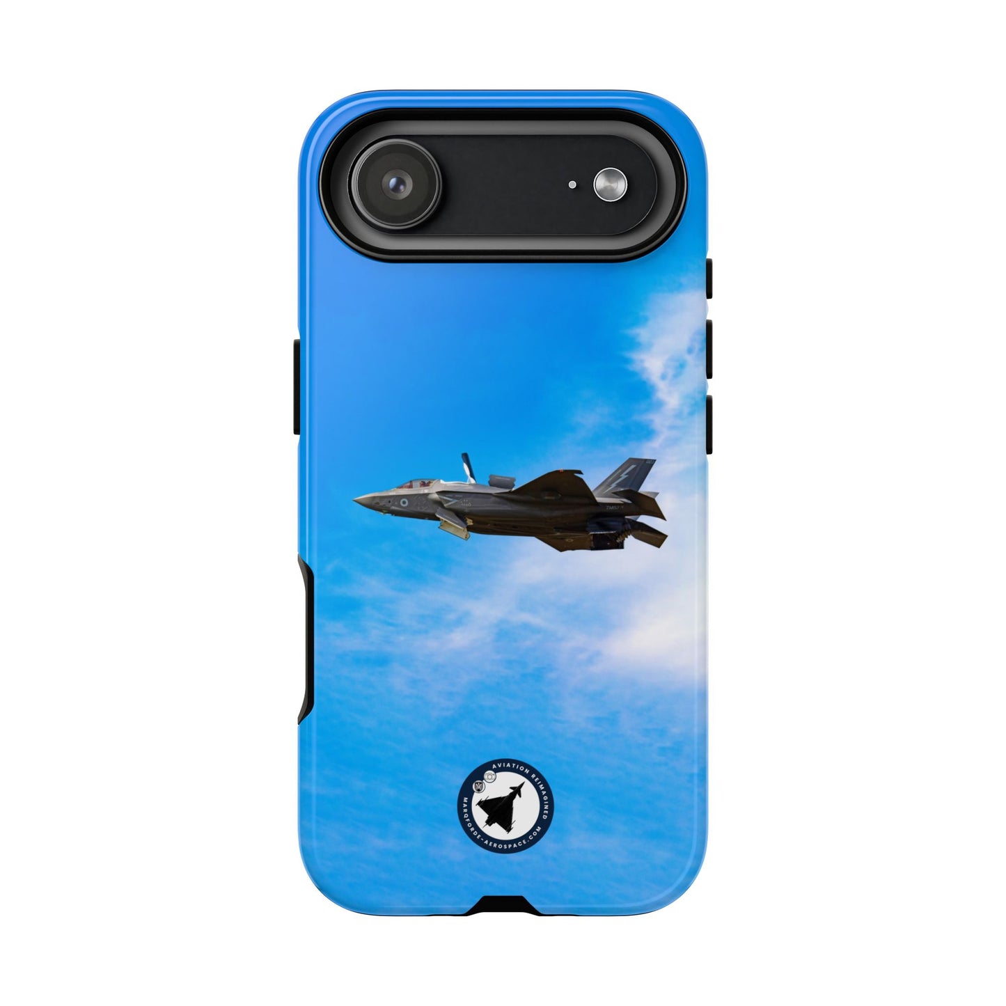 RAF F-35B Lightning hovering at RIAT aviation photo iPhone tough phone case – view 6