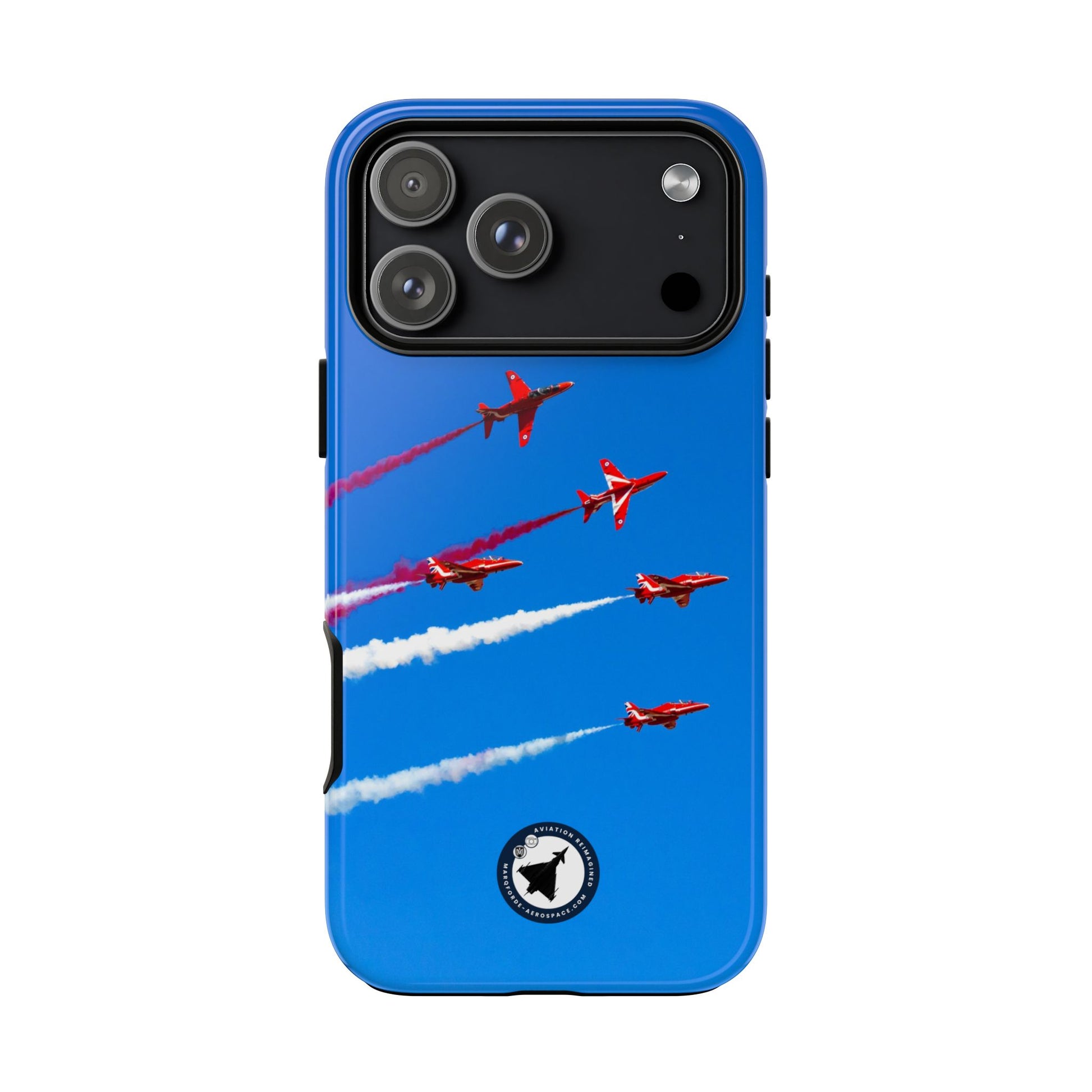 Red Arrows Hawk jets display aviation photo iPhone tough phone case – view 7