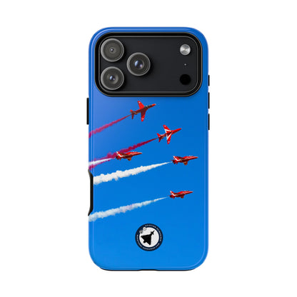 Red Arrows Hawk jets display aviation photo iPhone tough phone case – view 7