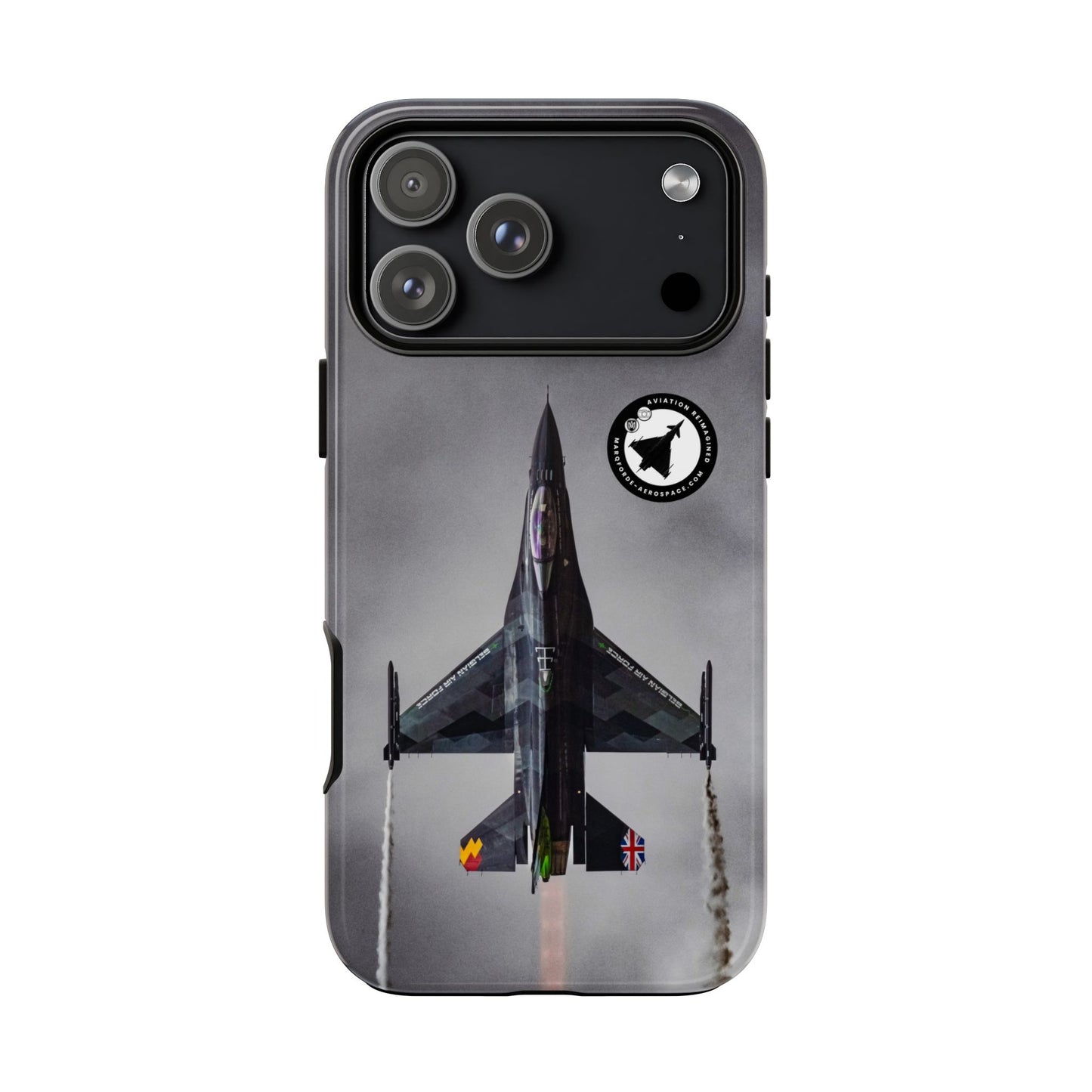 Belgian Air Force F-16 Dream Viper at RIAT aviation photo iPhone tough phone case – view 7