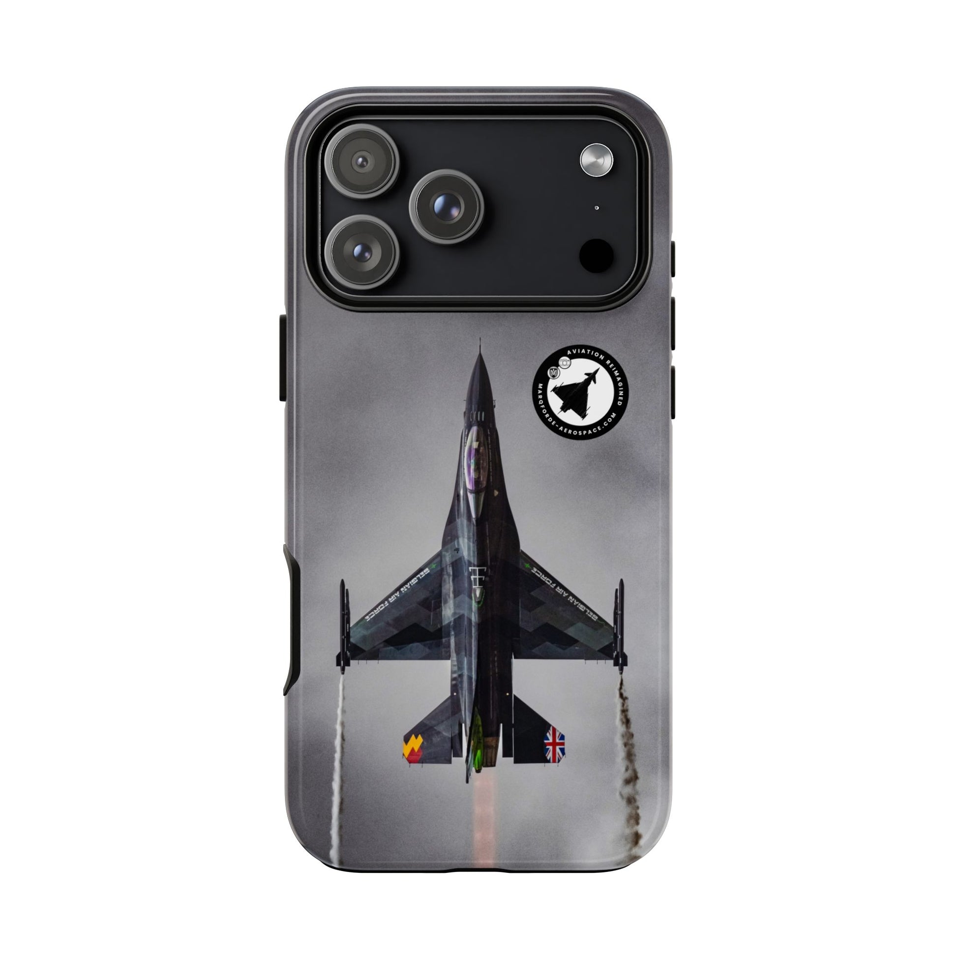Belgian Air Force F-16 Dream Viper at RIAT aviation photo iPhone tough phone case – view 7