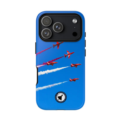 Red Arrows Hawk jets display aviation photo iPhone tough phone case – view 8