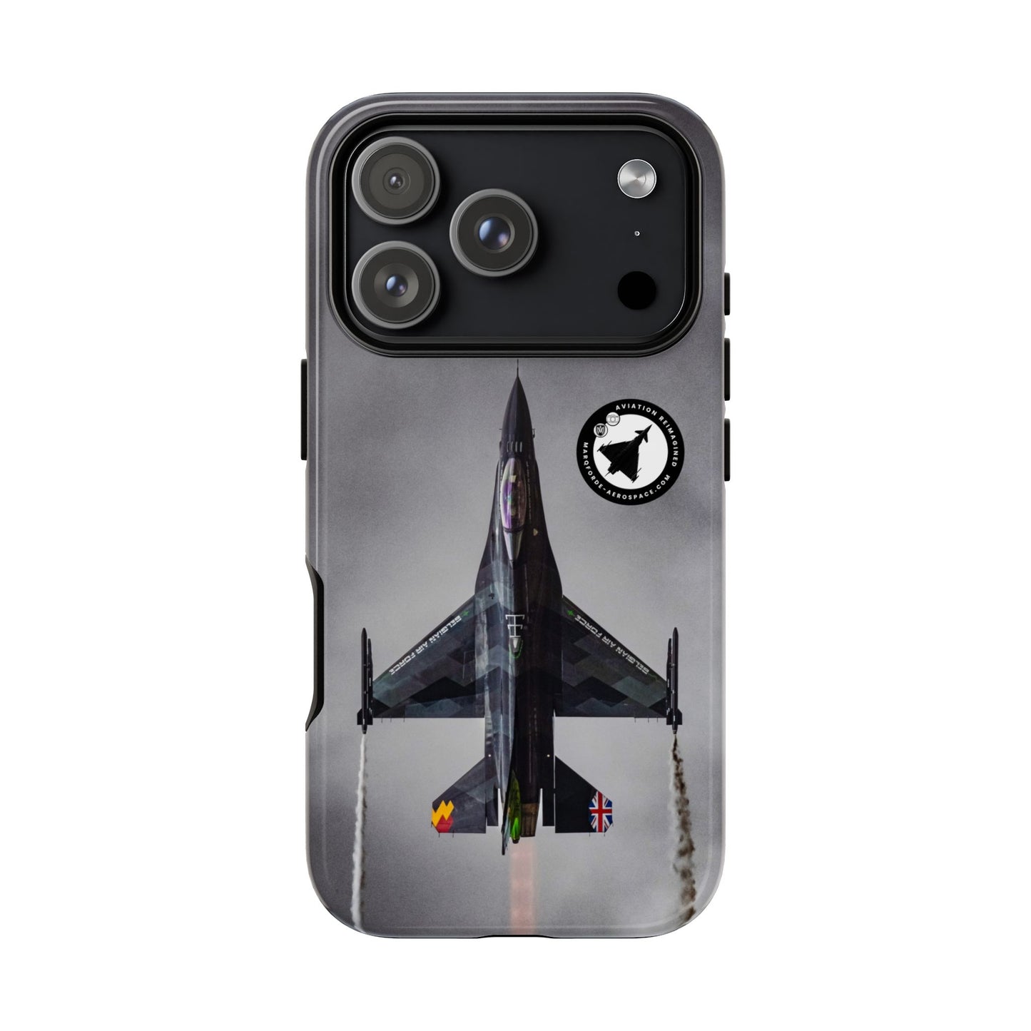 Belgian Air Force F-16 Dream Viper at RIAT aviation photo iPhone tough phone case – view 8