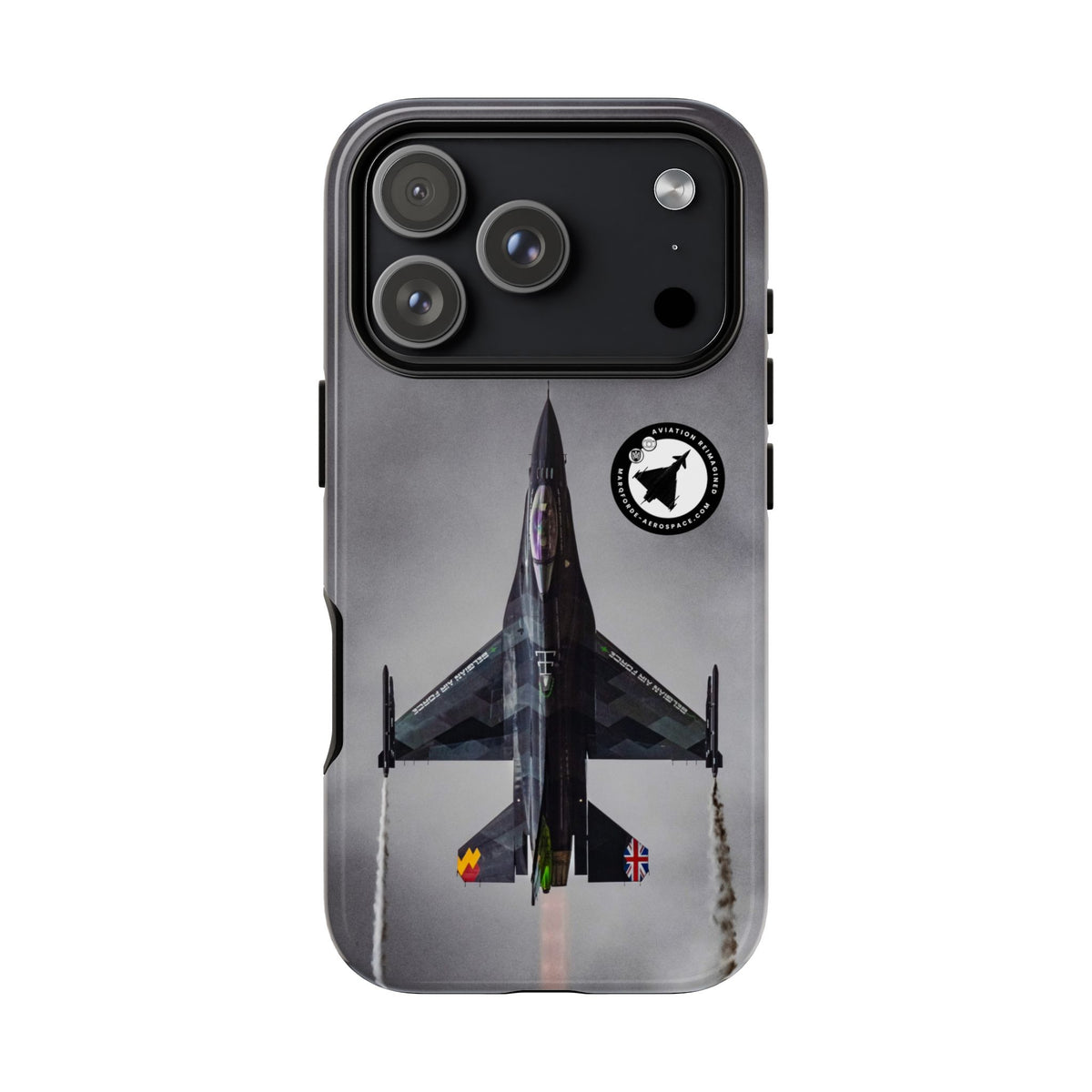 Belgian Air Force F-16 Dream Viper at RIAT aviation photo iPhone tough phone case – view 8