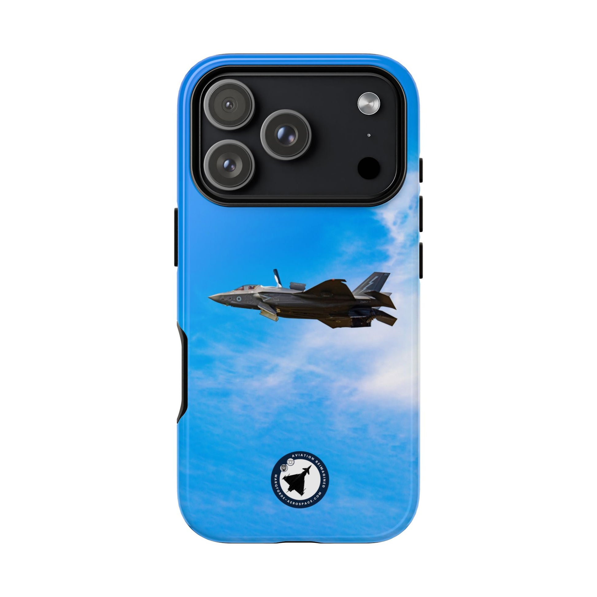 RAF F-35B Lightning hovering at RIAT aviation photo iPhone tough phone case – view 8
