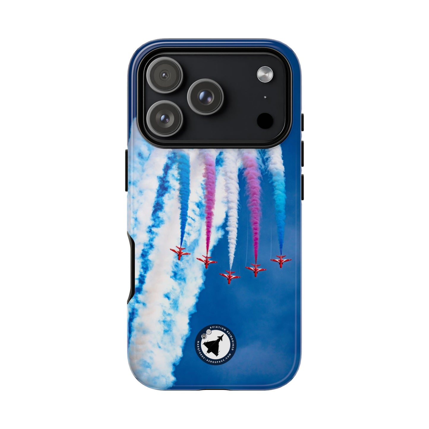 Red Arrows Apollo formation loop aviation photo iPhone tough phone case – view 8