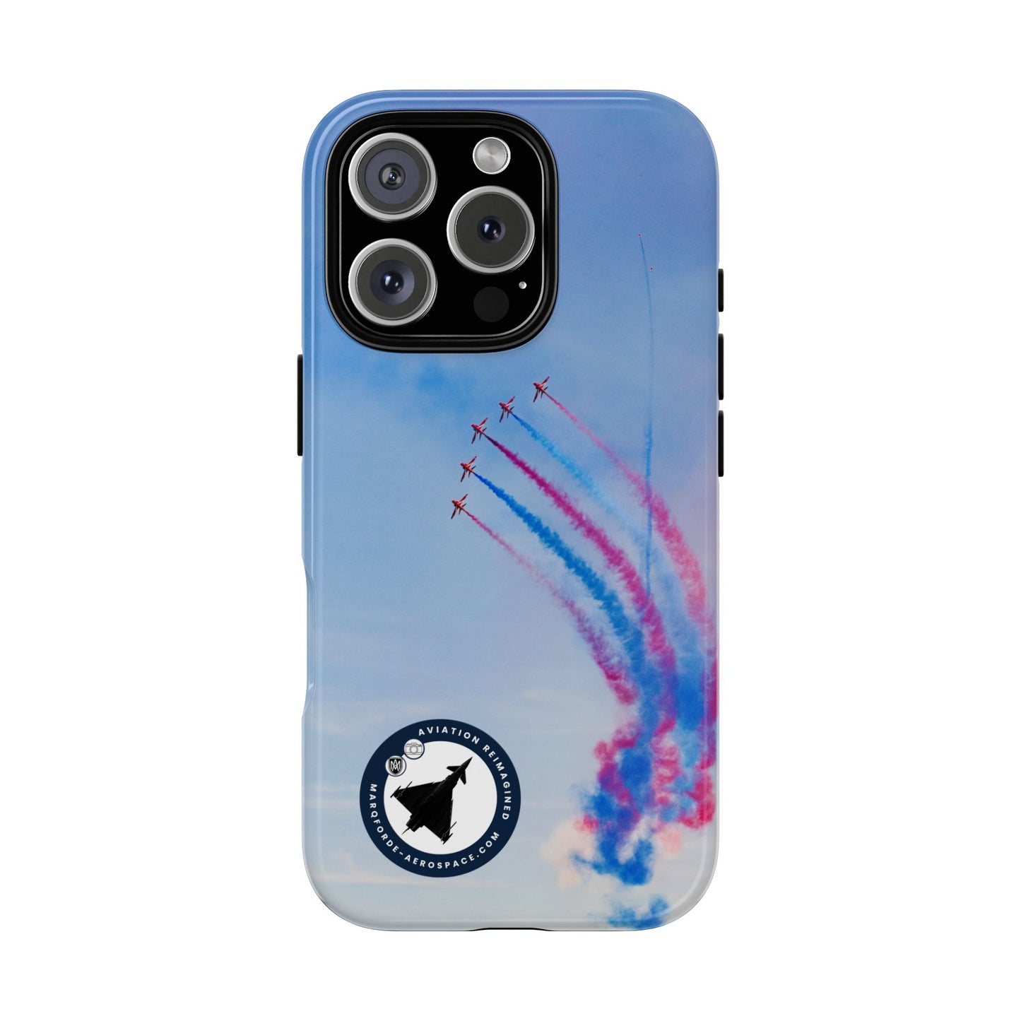 Red Arrows Formation Flourish - iPhone Tough Case