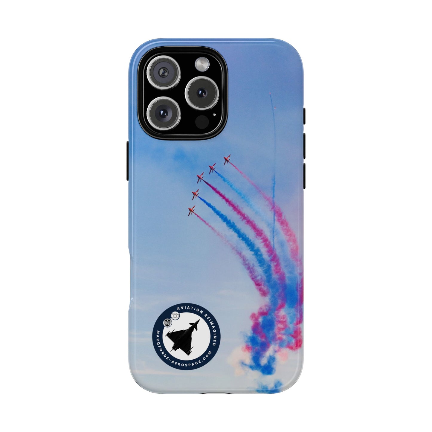 Red Arrows Formation Flourish - iPhone Tough Case
