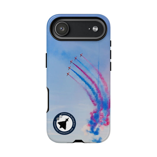 Red Arrows Formation Flourish - iPhone Tough Case