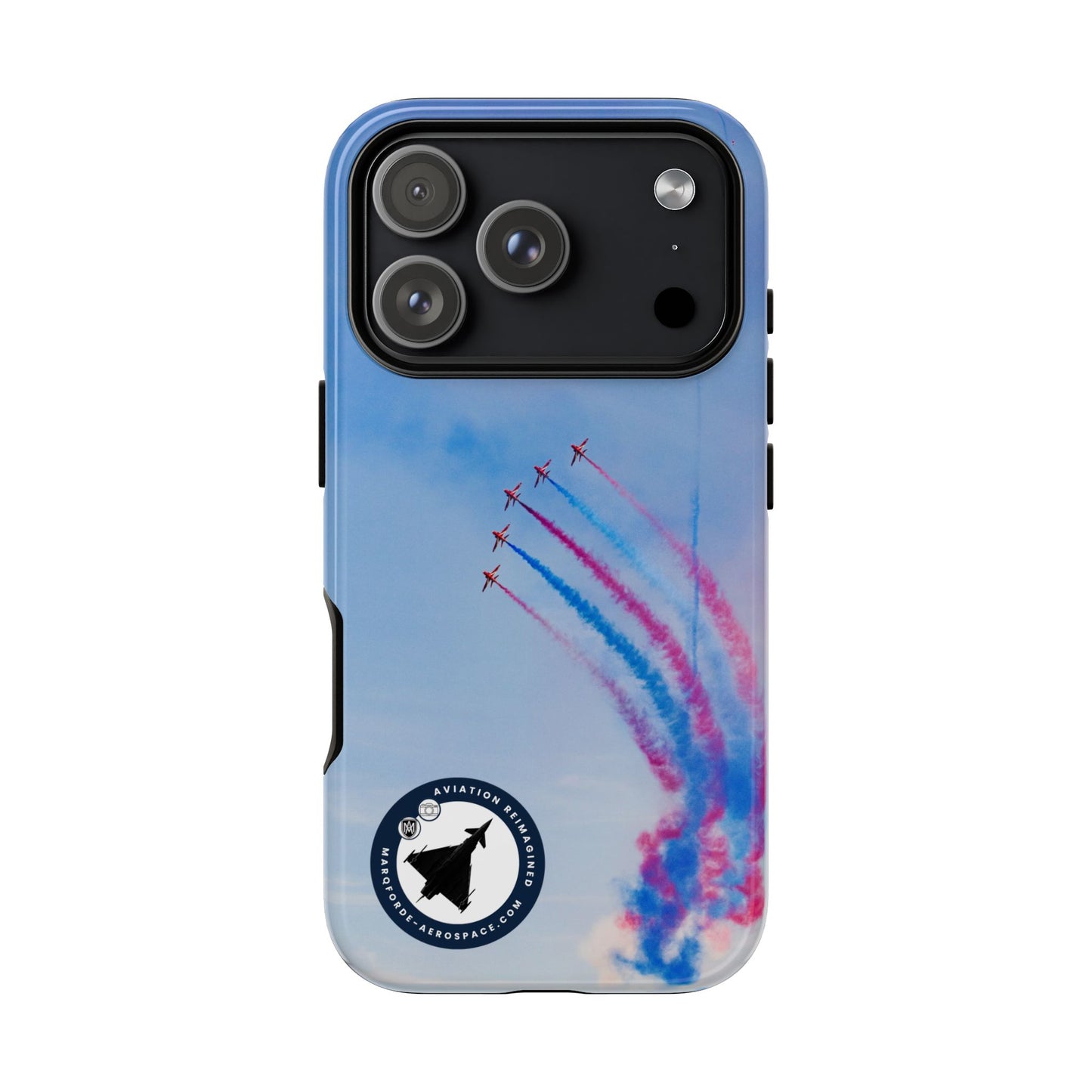 Red Arrows Formation Flourish - iPhone Tough Case