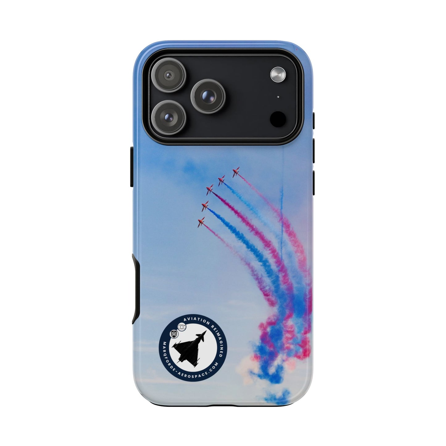 Red Arrows Formation Flourish - iPhone Tough Case
