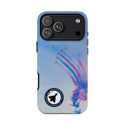 Red Arrows Formation Flourish - iPhone Tough Case