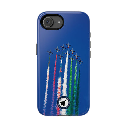 Frecce Tricolori formation trailing tricolour smoke aviation photo iPhone tough phone case – view 40