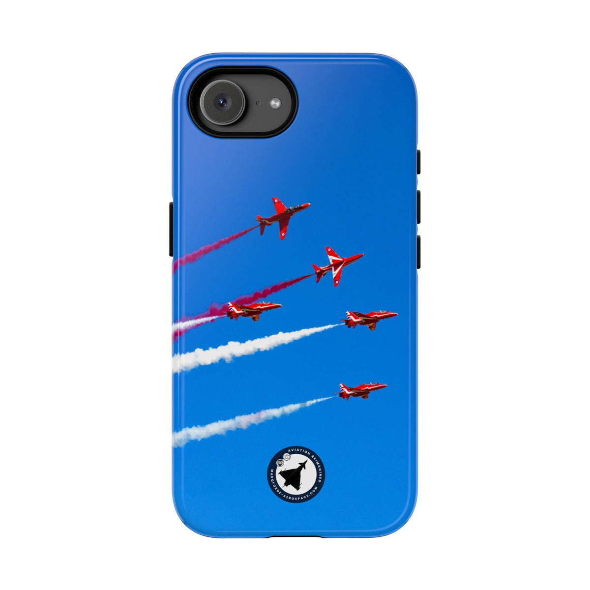Red Arrows Hawk jets display aviation photo iPhone tough phone case – view 13