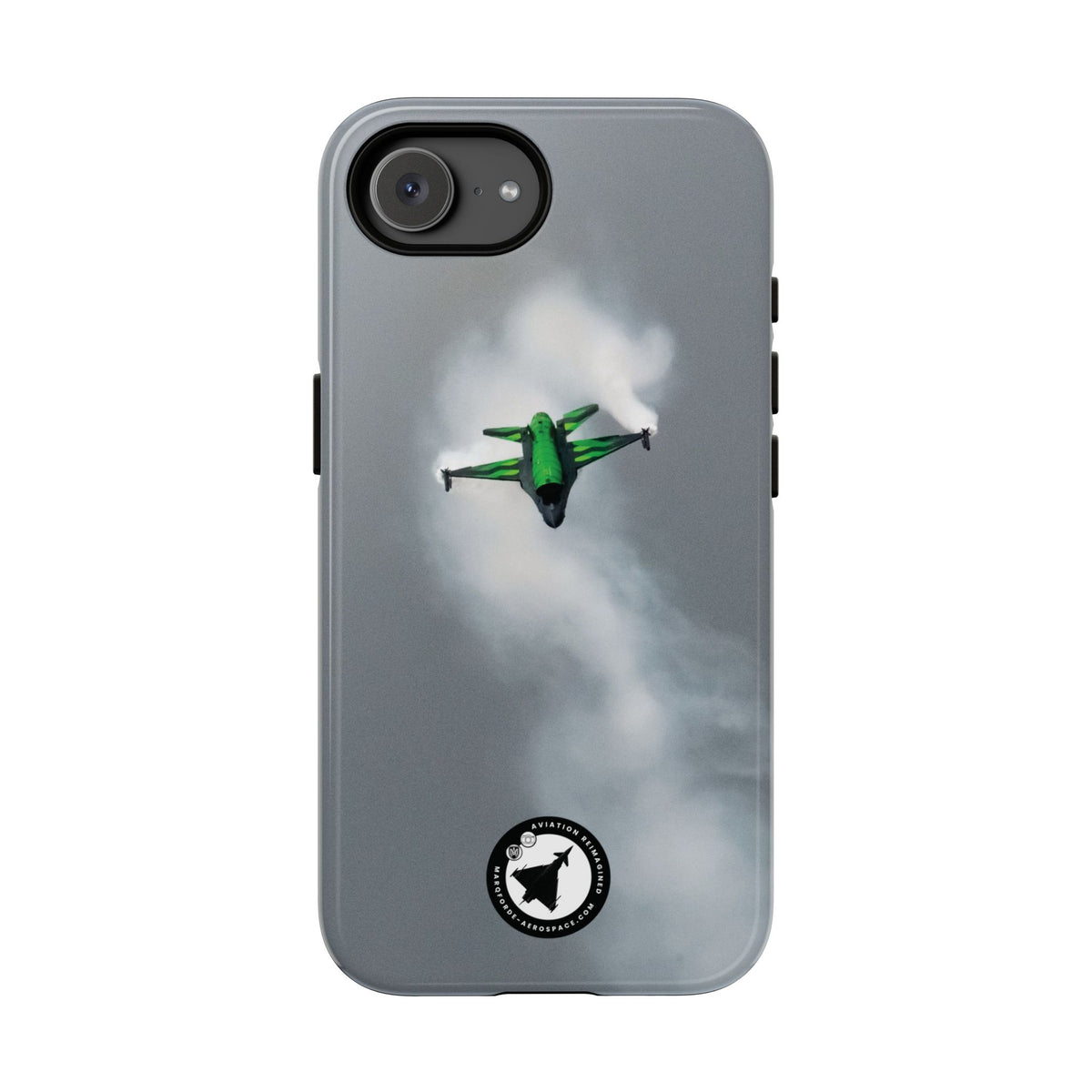 Belgian F-16 Dream Viper head-on in vapour cloud aviation photo iPhone tough phone case – view 32