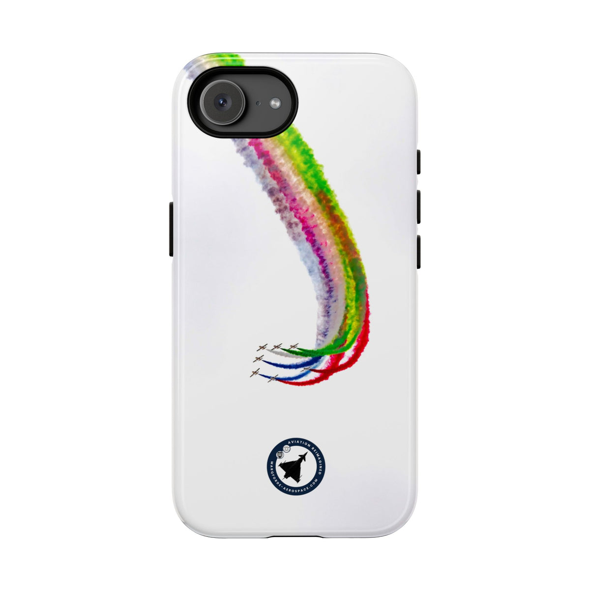 Al Fursan UAE aerobatic team formation descent aviation photo iPhone tough phone case – view 13