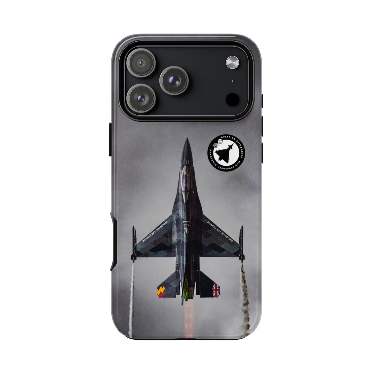 Belgian Air Force F-16 Dream Viper at RIAT aviation photo iPhone tough phone case – view 15