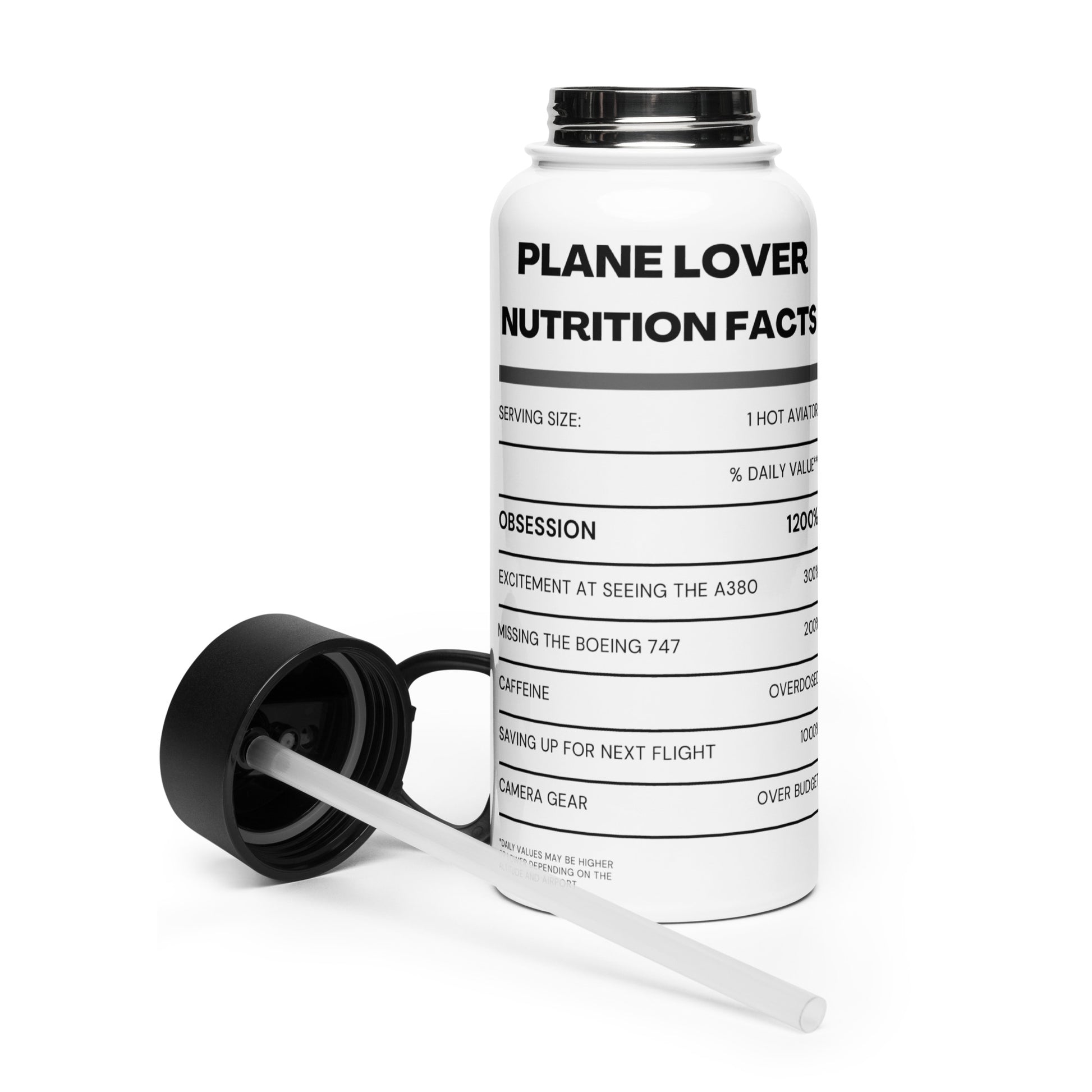Premium Quality Aviator’s Daily Mantra Bottle – Perfect for Pilots & Aviation Lovers