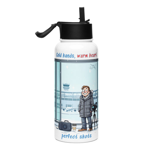 Cold Hands Warm Heart Planespotter Bottle – Insulated Stainless Steel